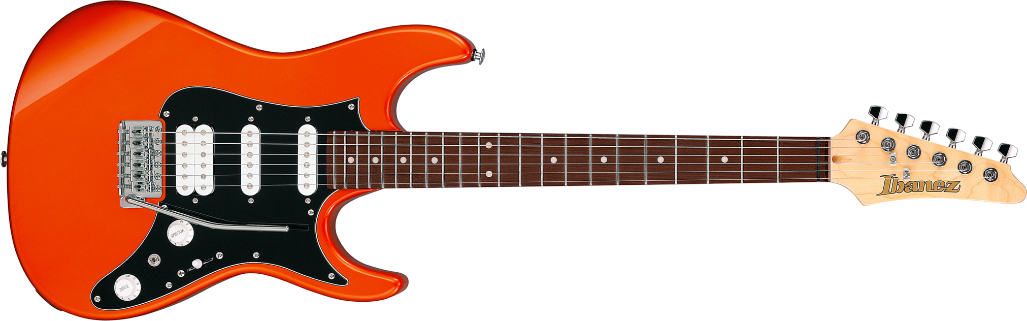 Ibanez Azes40b Rom Standard Hss Trem Jat - Roadster Orange Metallic - Elektrische gitaar in Strat vorm - Main picture