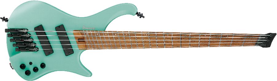 Ibanez Ehb1005ms Sfm Workshop 5c Multiscale Active Bartolini Mn - Sea Foam Green Matte - Solid body elektrische bas - Main picture