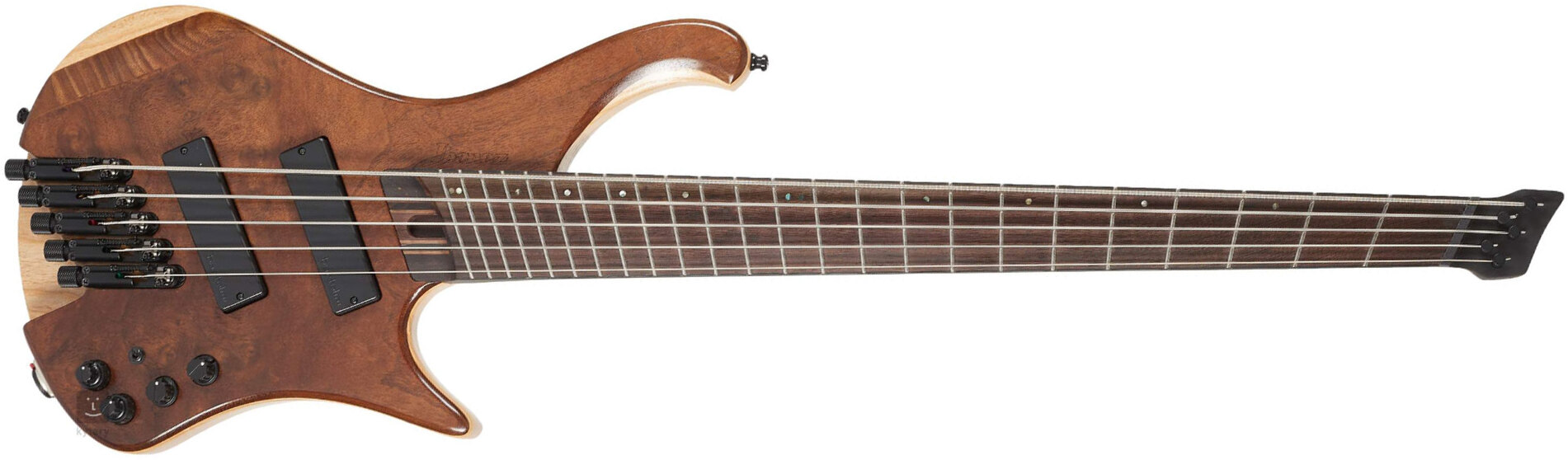 Ibanez Ehb1265ms Nml Workshop 5c Multiscale Active Bartolini Pp - Natural Mocha Low Gloss - Solid body elektrische bas - Main picture