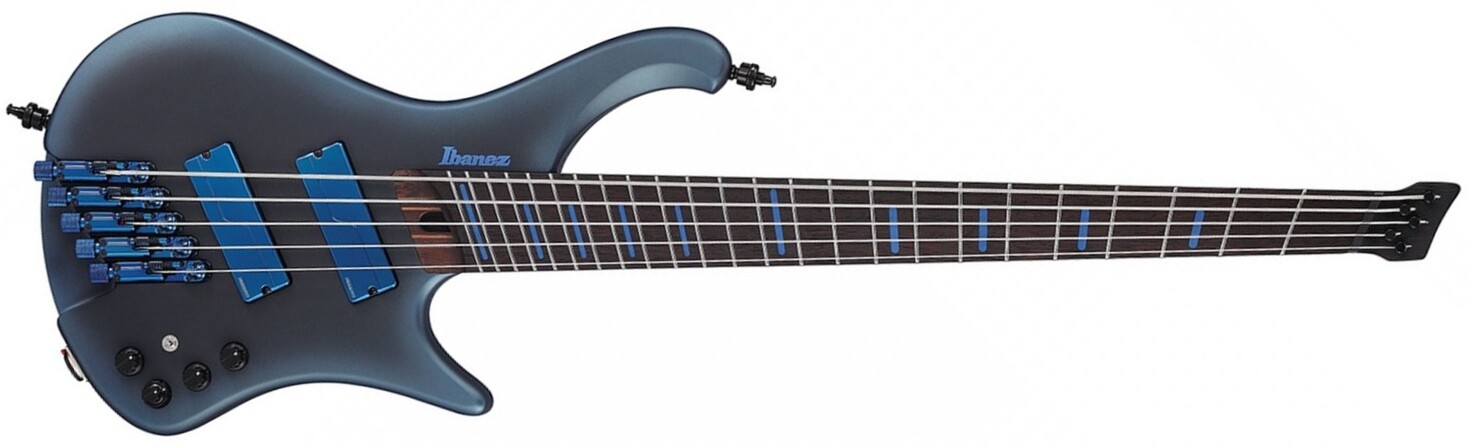 Ibanez Ehb5msbsp Del Workshop 5c Shsc Active Pp - Midnight Arctic Ocean Matte - Elektrische reisbas - Main picture