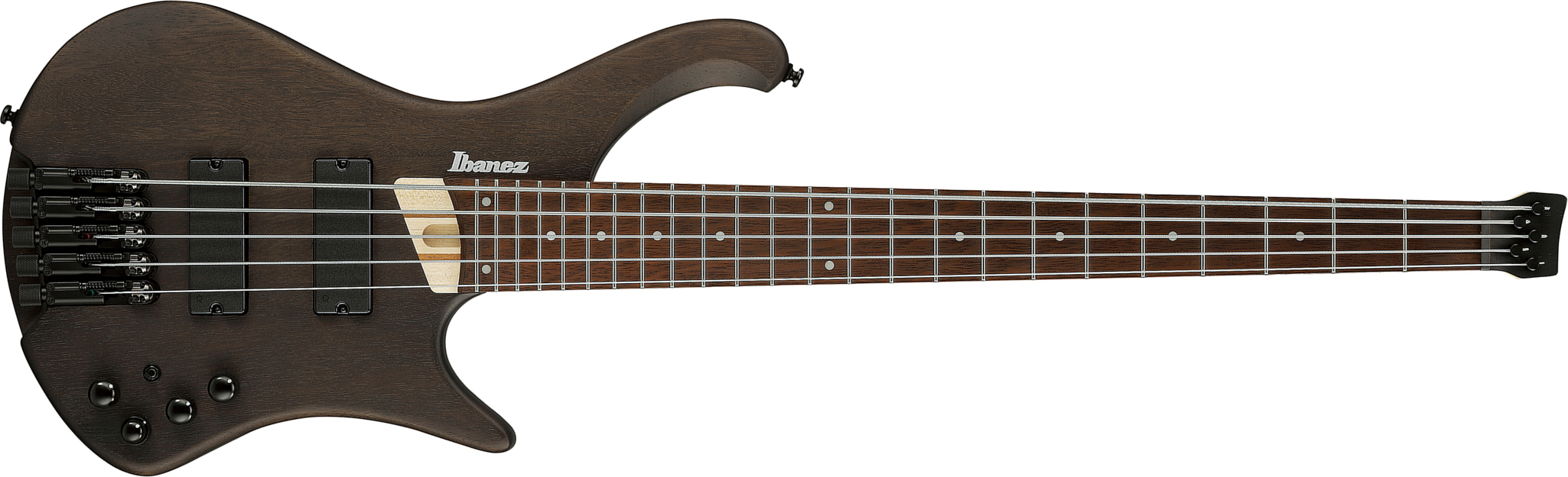 Ibanez Ehb605 Wnf Standard 5c Active Jat - Walnut Flat - Solid body elektrische bas - Main picture