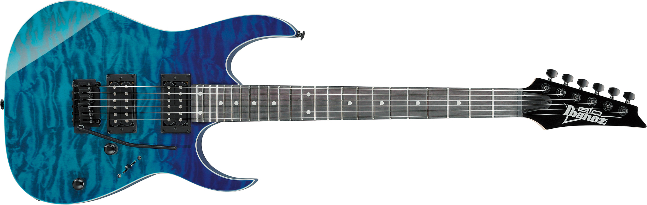 Ibanez Grg120qasp Bgd Gio 2h Trem Pur - Blue Gradation - Metalen elektrische gitaar - Main picture