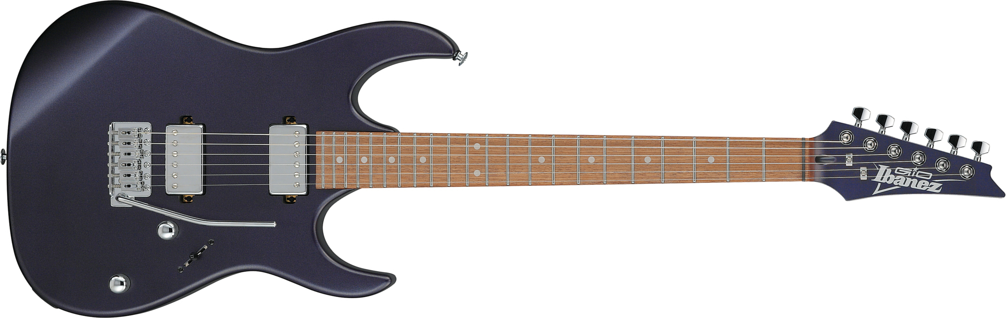 Ibanez Grx120sp Ngm Gio 2h Trem Jat - Dark Dusk Metallic Matte - Elektrische gitaar in Strat vorm - Main picture