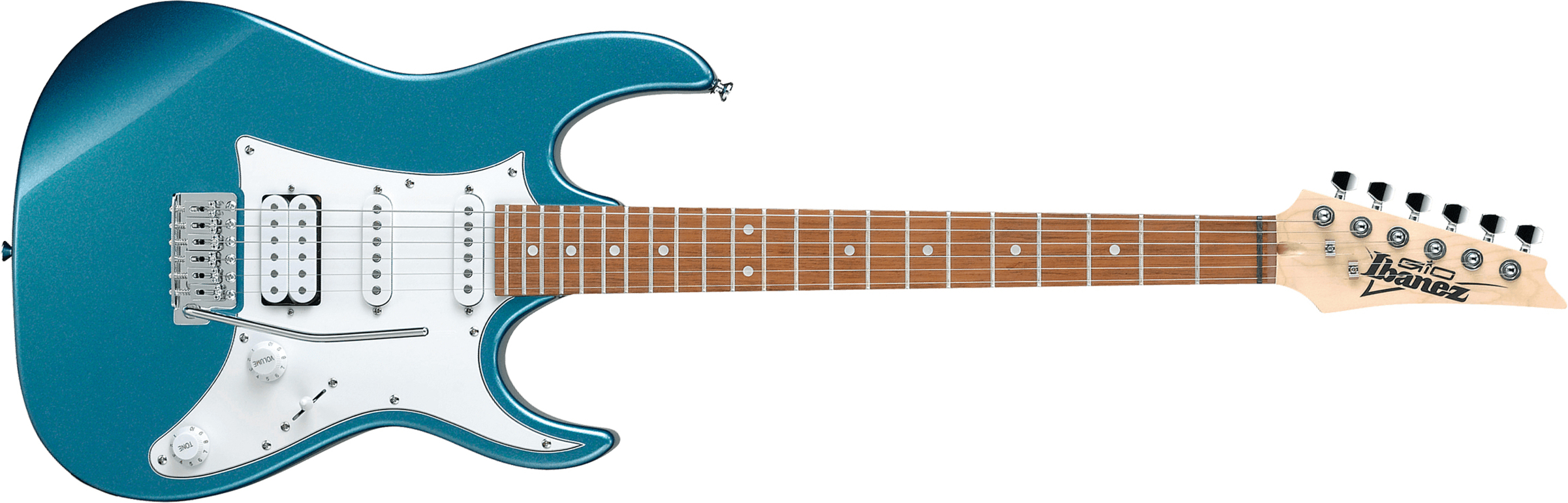 Ibanez Grx40 Mlb Gio Hss Trem Jat - Metallic Light Blue - Elektrische gitaar in Str-vorm - Main picture