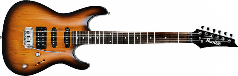Ibanez Gsa60 Bs Gio Hss Trem Nzp - Brown Sunburst - Elektrische gitaar in Str-vorm - Main picture