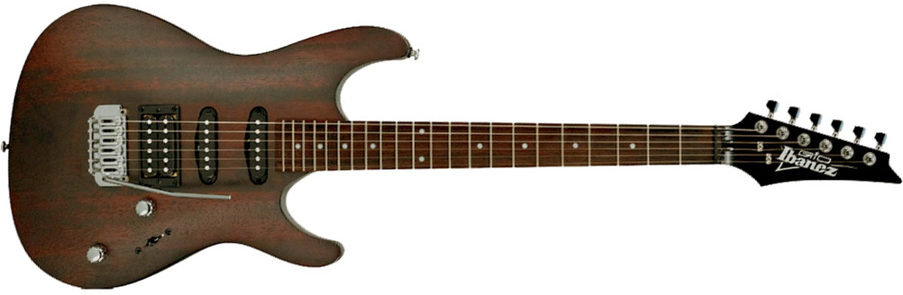 Ibanez Gsa60 Wnf Gio Hss Trem Nzp - Walnut Flat - Elektrische gitaar in Str-vorm - Main picture