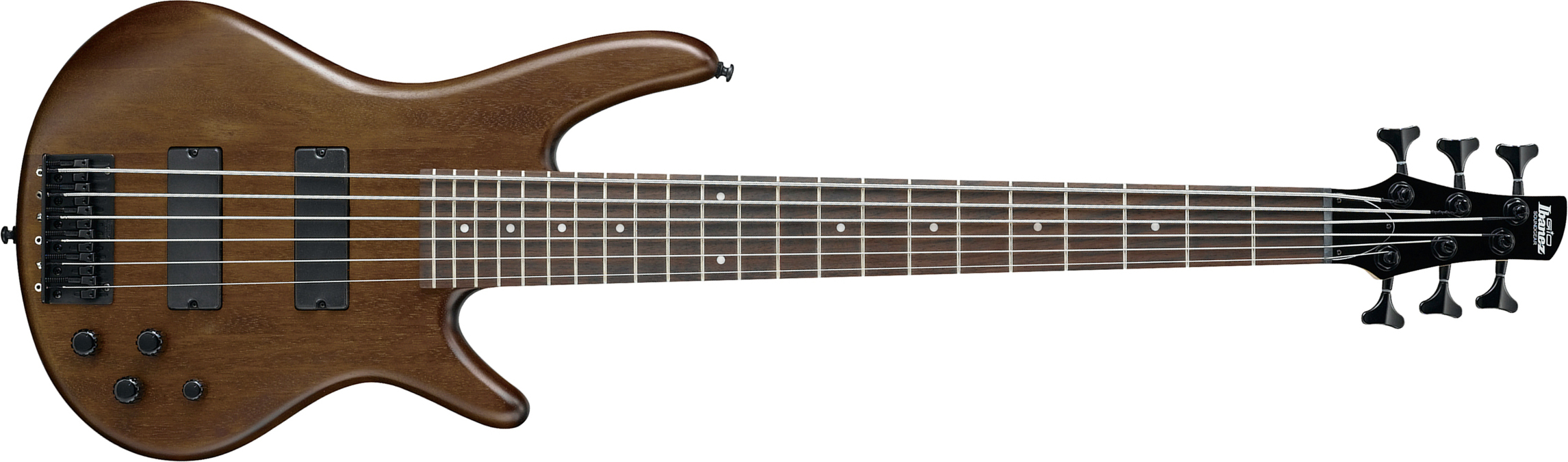 Ibanez Gsr206b Wnf Gio 6c Active Jat - Walnut Flat - Solid body elektrische bas - Main picture