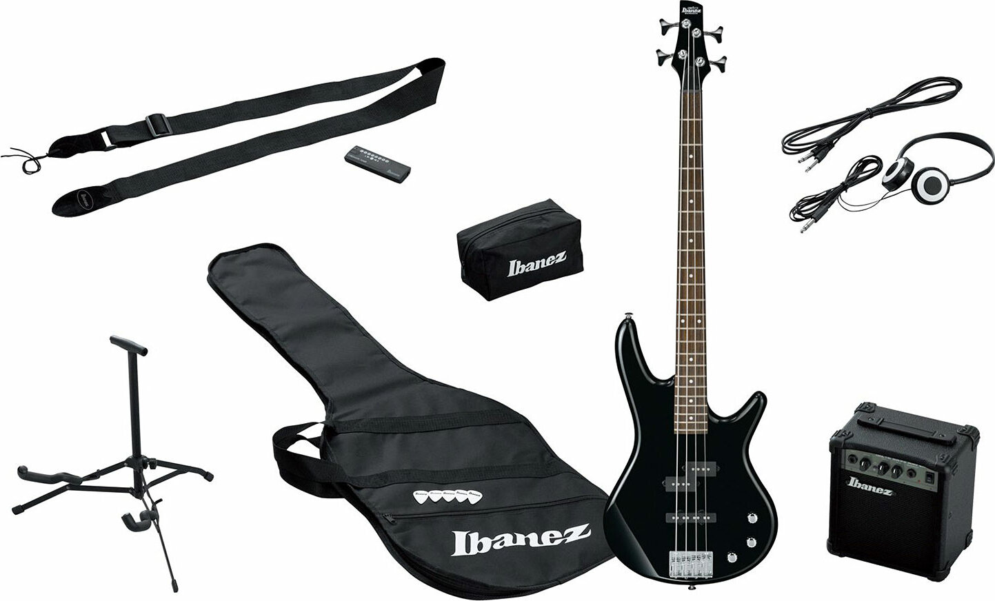 Ibanez Ijsr190 Jumpstart Bass Pack Nzp - Black - Elektrische bas set - Main picture