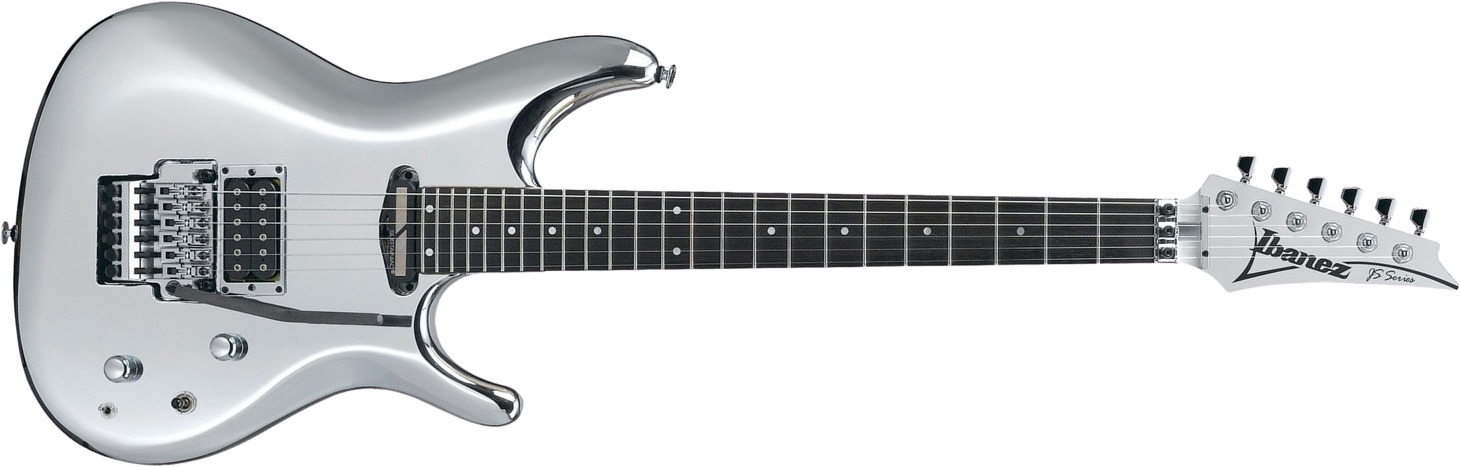 Ibanez Joe Satriani Js1cr Signature Japon H Sustainiac Fr Rw - Chrome Boy - Guitarra eléctrica de doble corte. - Main picture