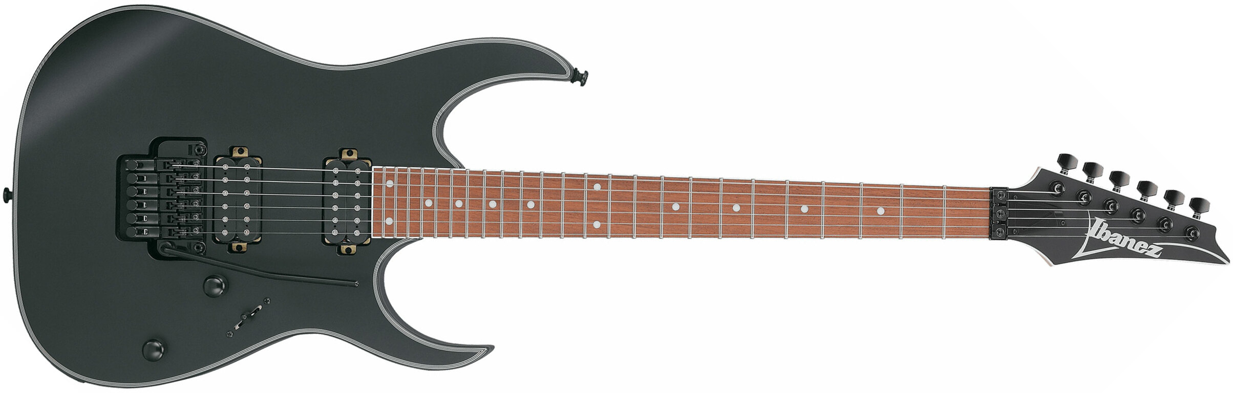 Ibanez Rg420ex Bkf Standard 2h Fr Jat - Black Flat - Elektrische gitaar in Str-vorm - Main picture