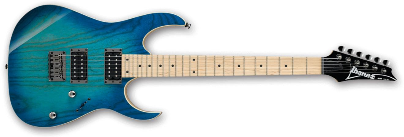 Ibanez Rg421ahm Bmt Standard Hh Ht Mn - Blue Moon Burst - Elektrische gitaar in Str-vorm - Main picture
