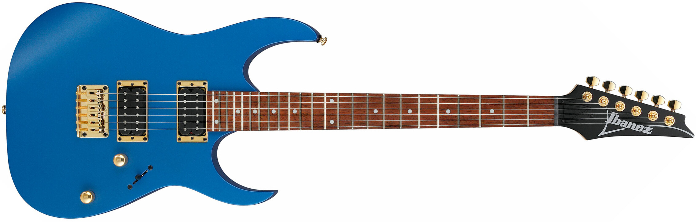 Ibanez Rg421g Lbm Standard Ht Hh Jat - Laser Blue Matte - Elektrische gitaar in Str-vorm - Main picture