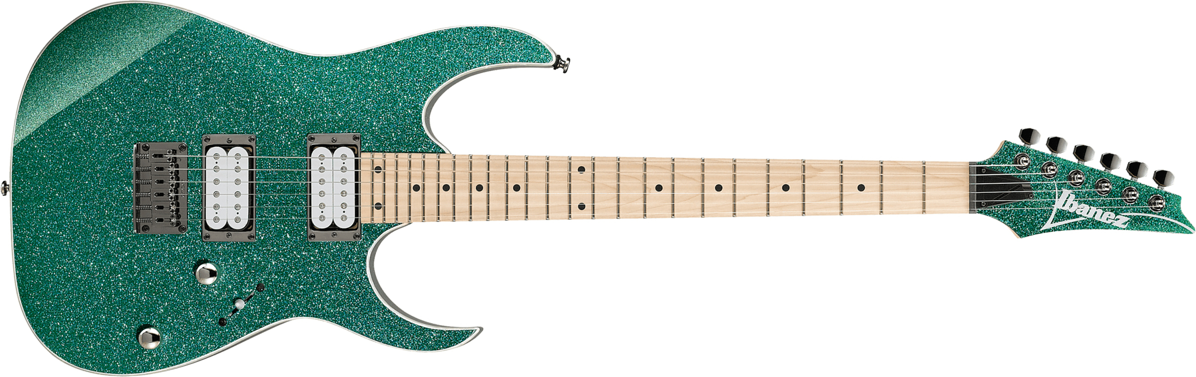 Ibanez Rg421msp Tsp Standard Ht Hh Mn - Turquoise Sparkle - Elektrische gitaar in Str-vorm - Main picture