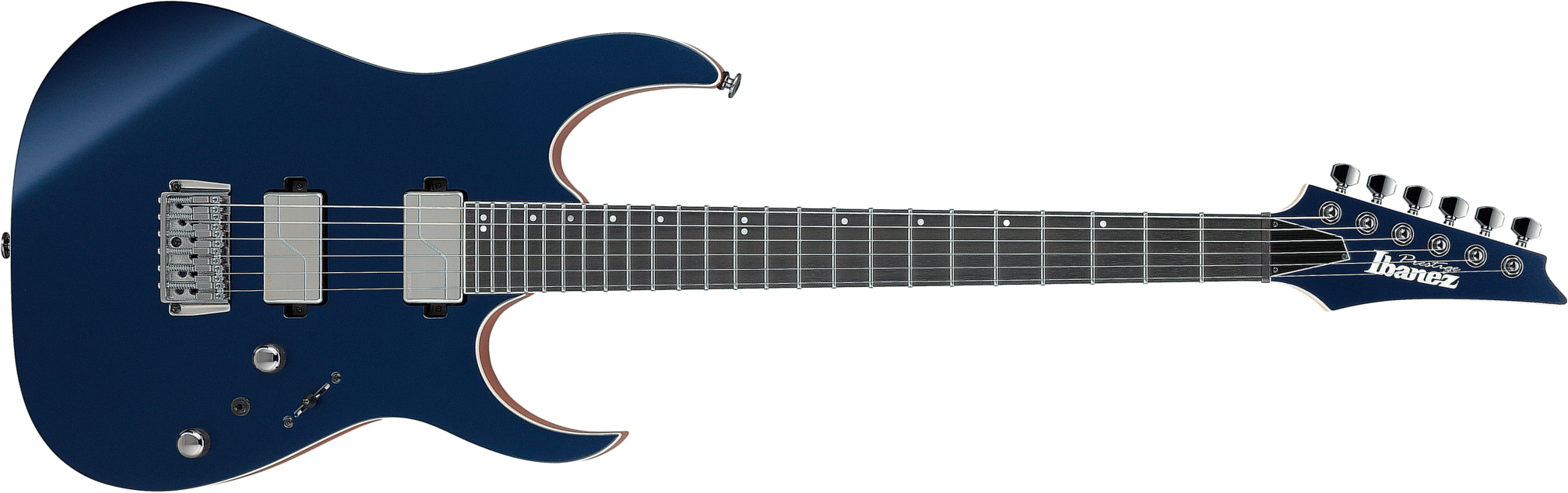 Ibanez Rg5121r Dbf Prestige Jap 2h Fishman Fluence  Ht Rw - Dark Tide Blue Flat - Elektrische gitaar in Strat vorm - Main picture
