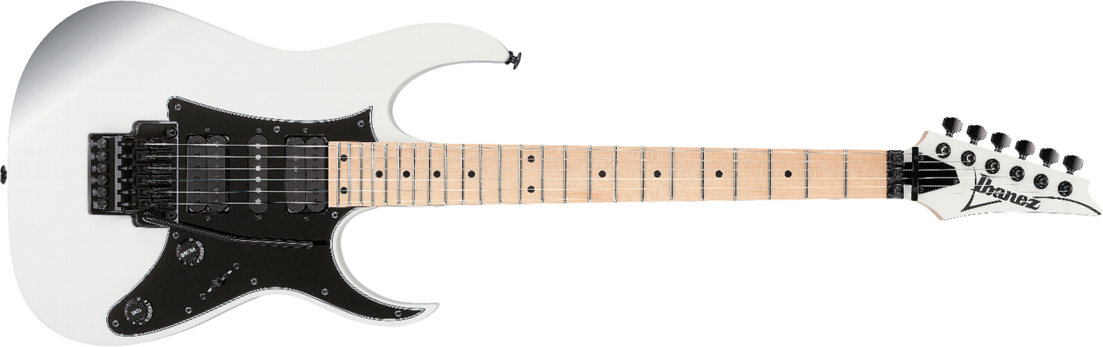 Ibanez Rg550 Whf Genesis Jap Hsh Fr Mn - White Flat - Elektrische gitaar in Strat vorm - Main picture