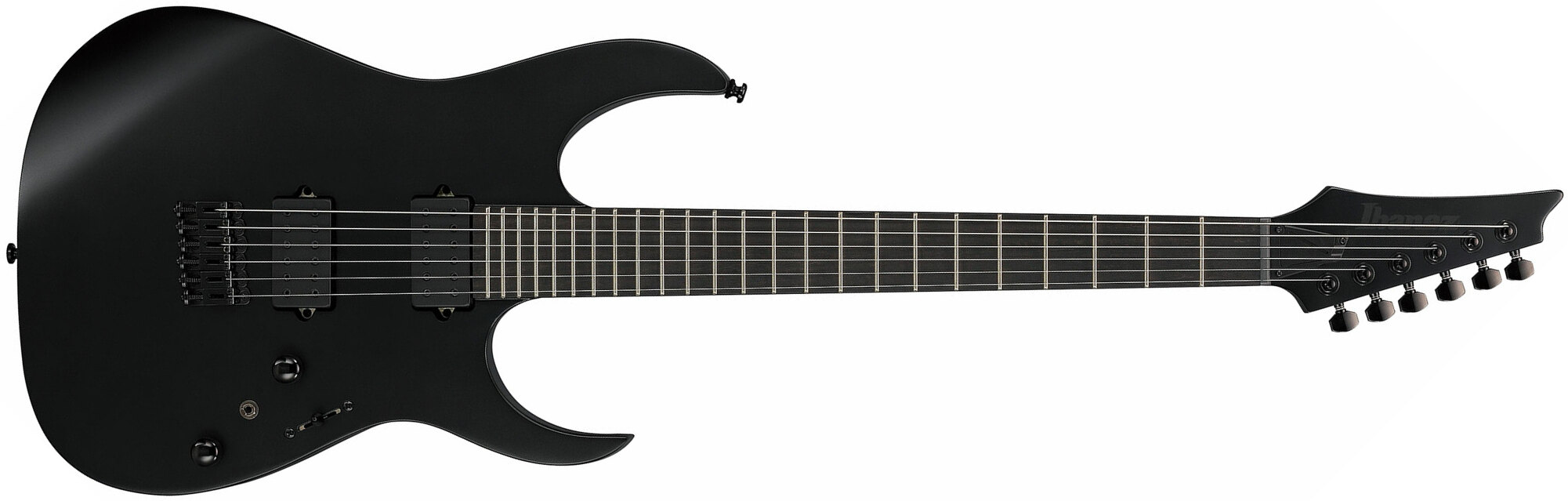 Ibanez Rgrtb621 Bkf Axion Label Hh Dimarzio Ht Eb - Black Flat - Elektrische gitaar in Str-vorm - Main picture