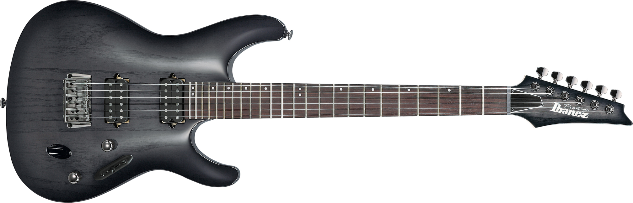 Ibanez S6621ah Tgb Prestige Jap 2h Ht Rw - Transparent Grey Burst - Elektrische gitaar in Strat vorm - Main picture