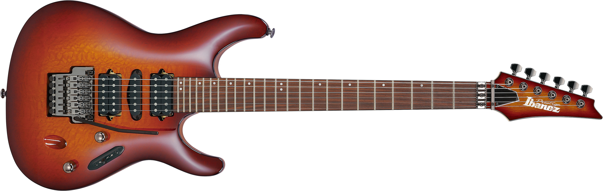Ibanez S6670sk Stb Prestige Jap Hsh Dimarzio Fr Rw - Sunset Burst - Elektrische gitaar in Strat vorm - Main picture