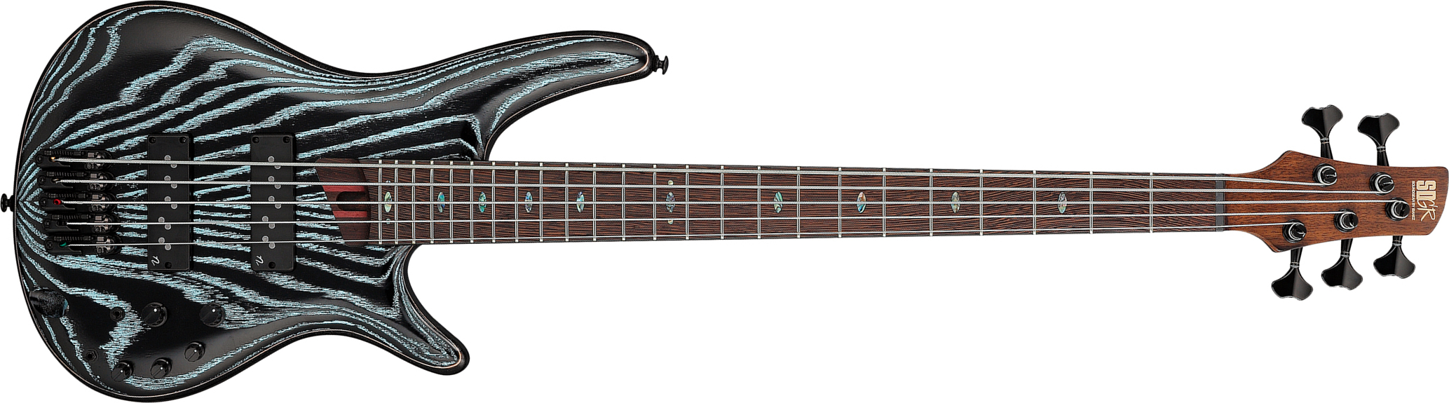 Ibanez Sr1325sb Avl Premium 5c Active Pp - Aqua Wave Low Gloss - Solid body elektrische bas - Main picture