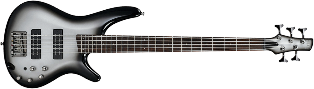 Ibanez Sr305e Mss Standard 5c Active Jat - Metallic Silver Burst - Solid body elektrische bas - Main picture