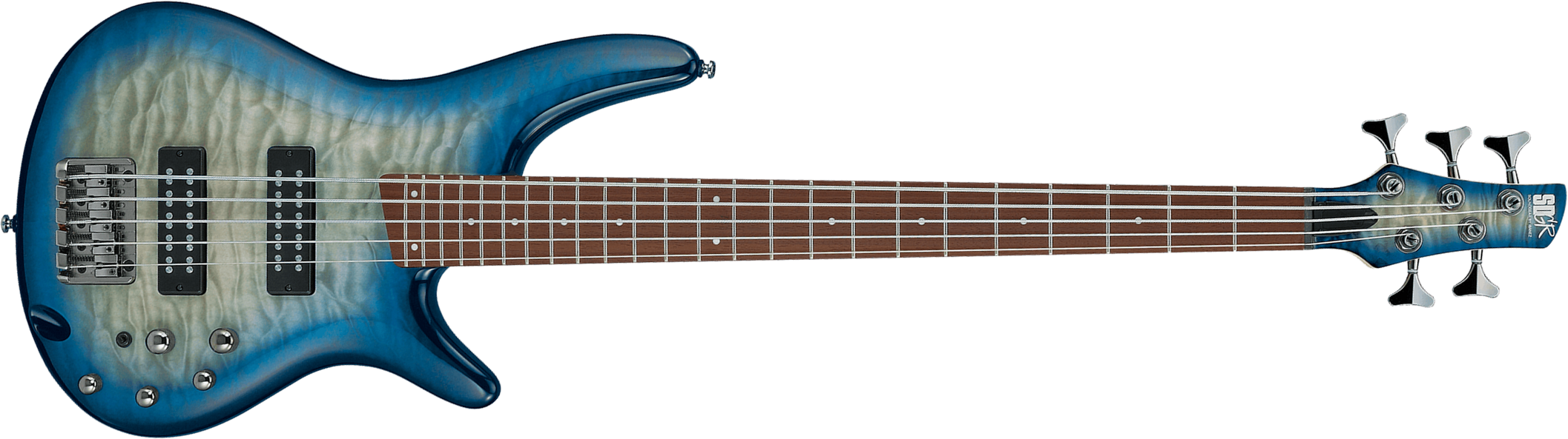 Ibanez Sr405eqm Scb Standard 5c Active Jat - Stained Cosmic Blue Starburst - Solid body elektrische bas - Main picture