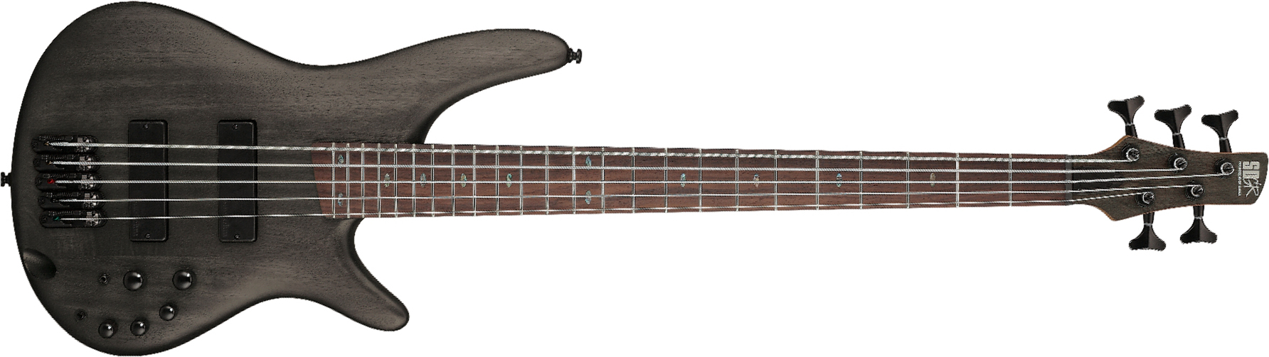 Ibanez Sr505a Tgf Standard 5c Active Bartolini Rw - Transparent Gray Flat - Solid body elektrische bas - Main picture