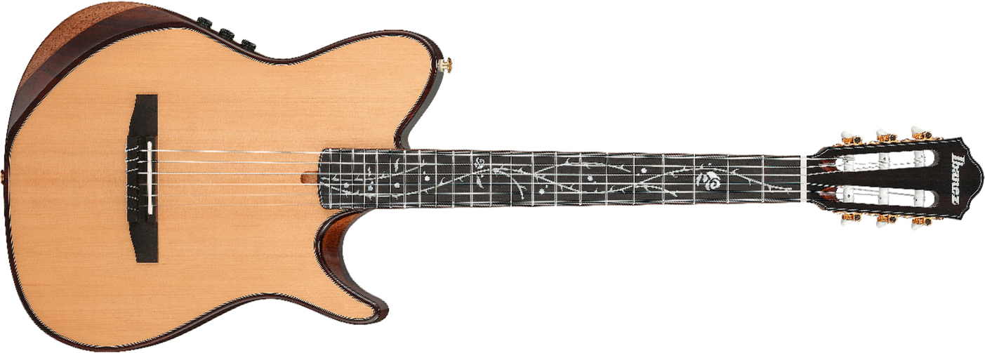 Ibanez Tim Henson Tod100n Nt Jap Signature Epicea Okoume Eb - Natural - Klassieke gitaar 4/4 - Main picture