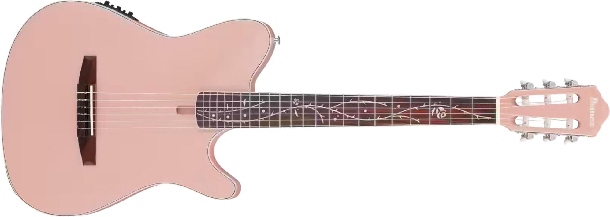 Ibanez Tim Henson Tod10n Paf Ind Signature Epicea Sapele Rw - Pearl Pink Flat - Klassieke gitaar 4/4 - Main picture