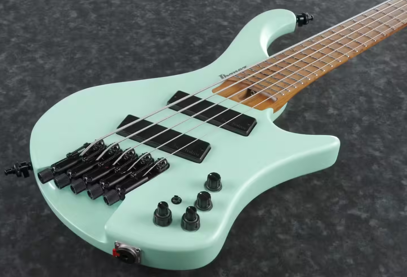 Ibanez Ehb1005ms Sfm Workshop 5c Multiscale Active Bartolini Mn - Sea Foam Green Matte - Solid body elektrische bas - Variation 2