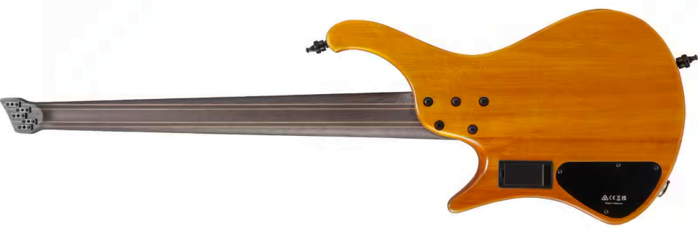 Ibanez Ehb1135ms Skl Workshop Multiscale 5c Active Bartolini Pp - Silver Wave Black Low Gloss - Solid body elektrische bas - Variation 1