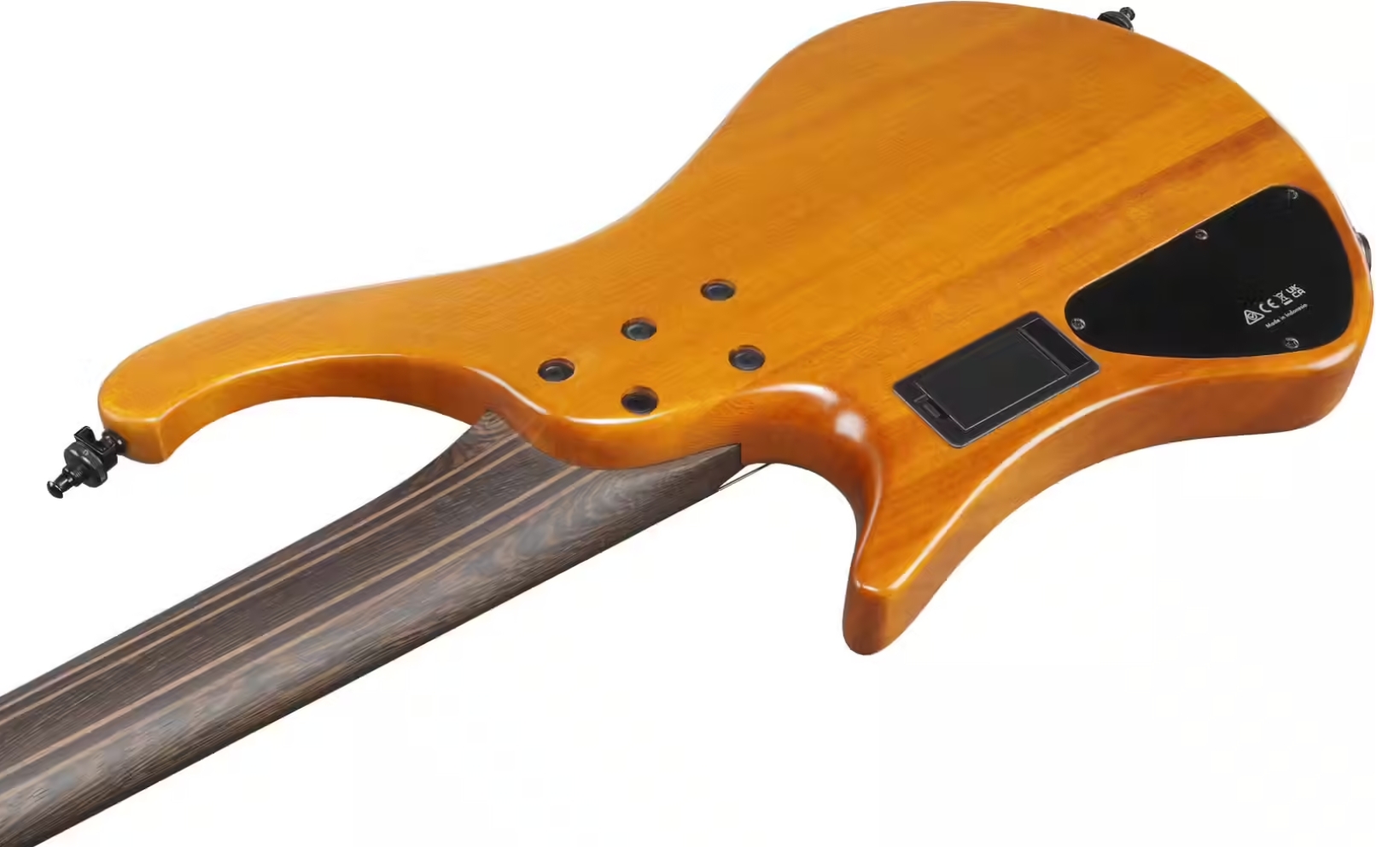 Ibanez Ehb1135ms Skl Workshop Multiscale 5c Active Bartolini Pp - Silver Wave Black Low Gloss - Solid body elektrische bas - Variation 3