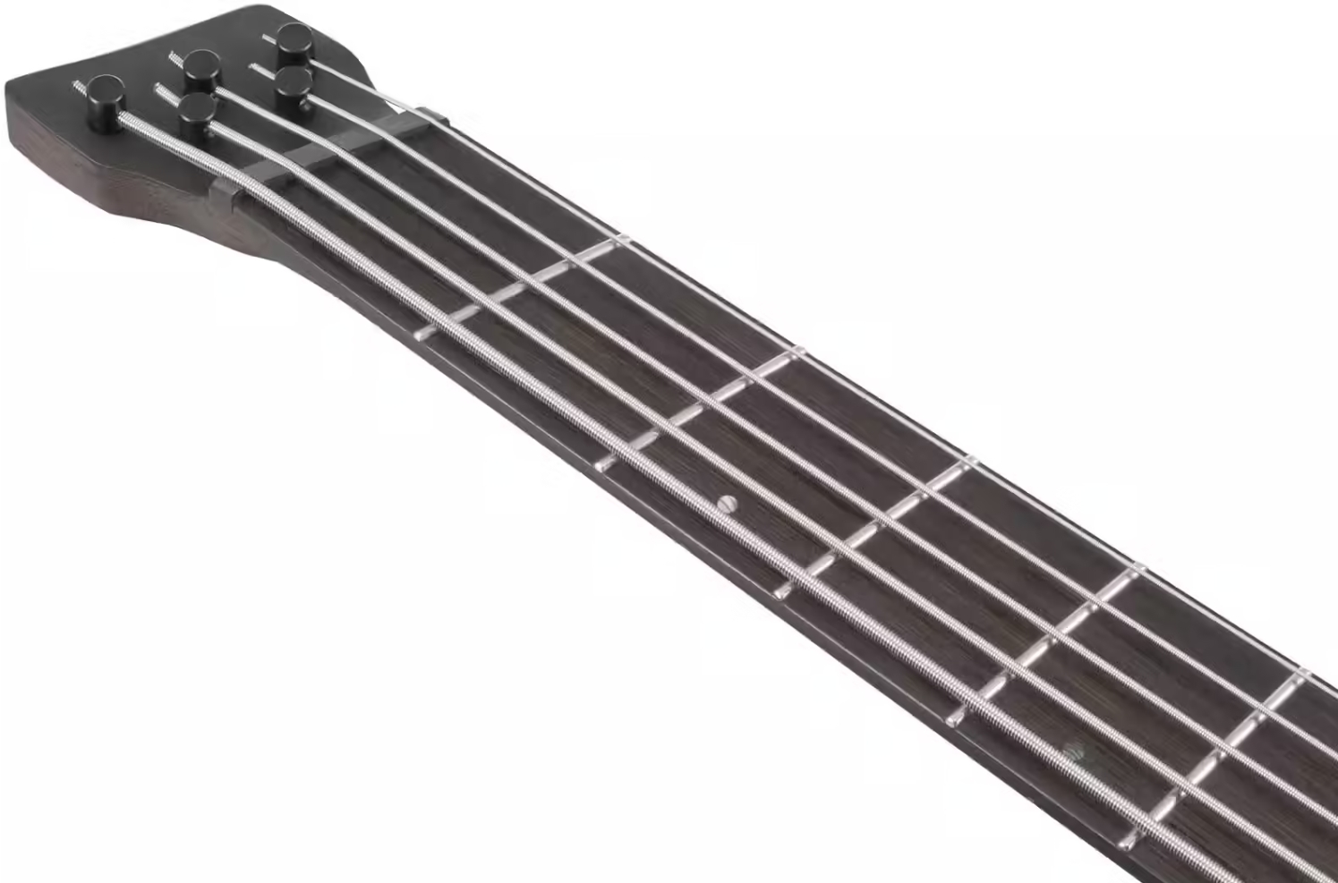 Ibanez Ehb1135ms Skl Workshop Multiscale 5c Active Bartolini Pp - Silver Wave Black Low Gloss - Solid body elektrische bas - Variation 4