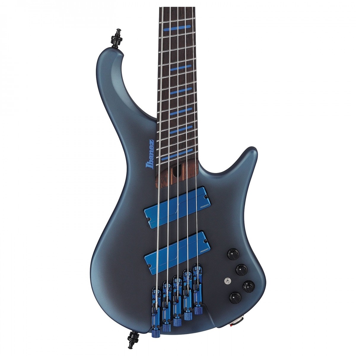 Ibanez Ehb5msbsp Del Workshop 5c Shsc Active Pp - Midnight Arctic Ocean Matte - Elektrische reisbas - Variation 1
