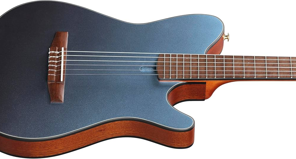 Ibanez Frh10n Ibf Hybrid Cw Epicea Sapele Wal - Indigo Blue Metallic Flat - Klassieke gitaar 4/4 - Variation 2