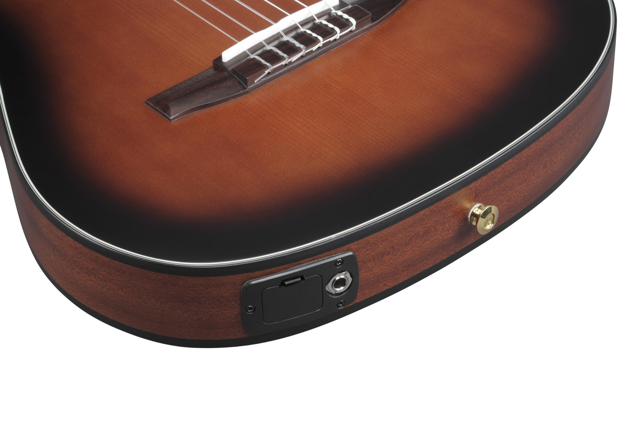 Ibanez Frh10nl Bsf Hybrid Cw Gaucher Epicea Sapele Wal - Brown Sunburst Flat - Klassieke gitaar 4/4 - Variation 3