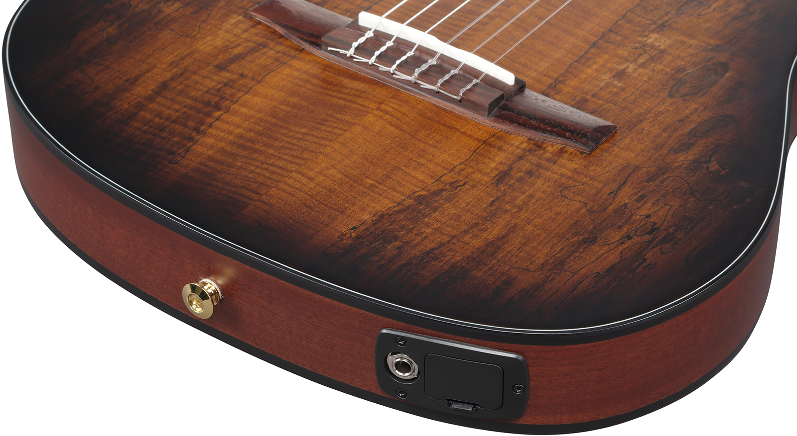 Ibanez Frh20qmn Tcl Fr Hollow Cw Erable Sapele Rw - Tobacco Burst Low Gloss - Klassieke gitaar 4/4 - Variation 5