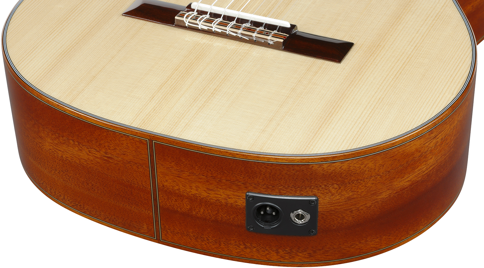 Ibanez Ga3007ce Nt Classical 4/4 7c Epicea Acajou Rw - Natural High Gloss - Klassieke gitaar 4/4 - Variation 4