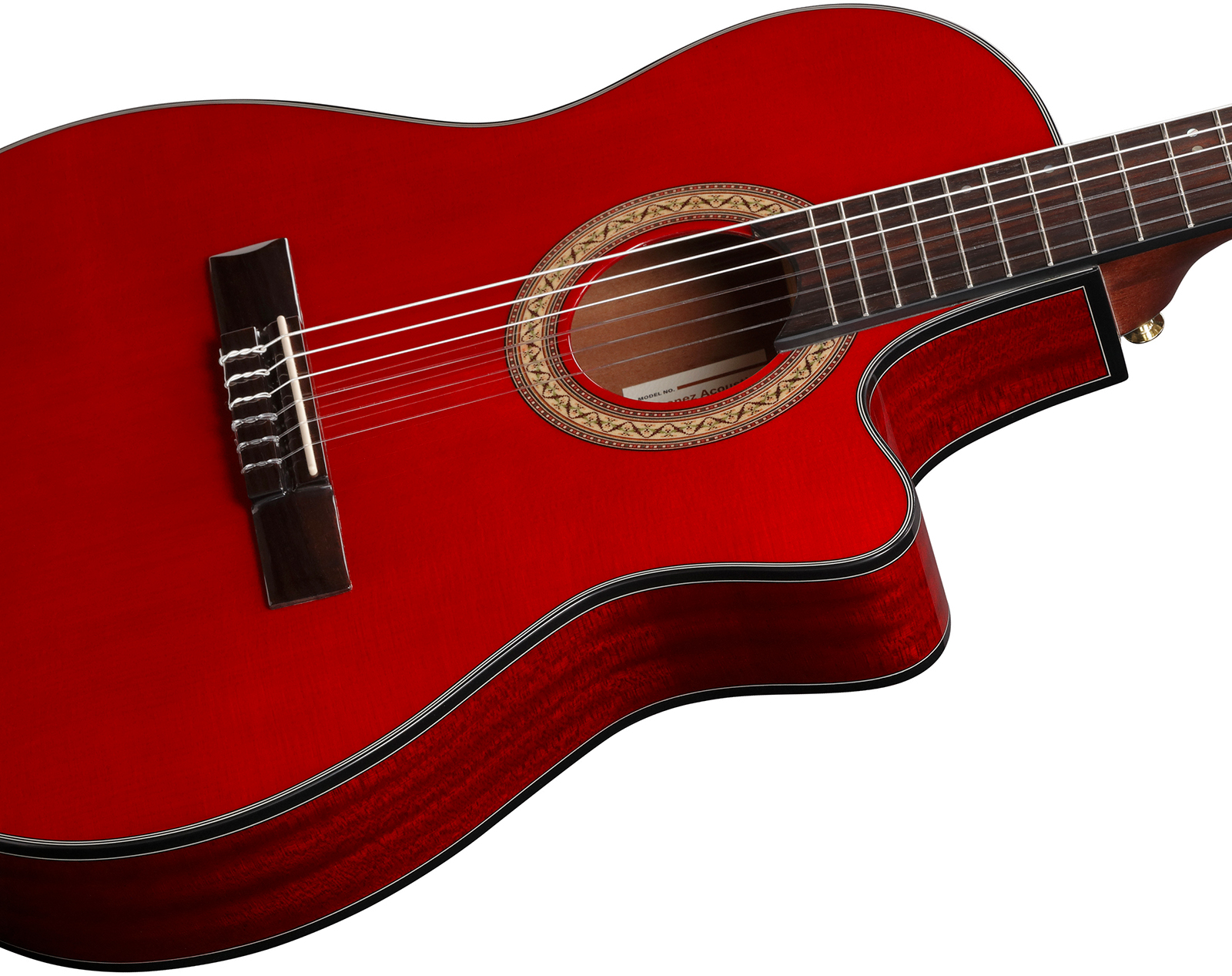 Ibanez Ga35tce Srr 4/4 Epicea Sapele Rw - Sapphire Red - Klassieke gitaar 4/4 - Variation 3