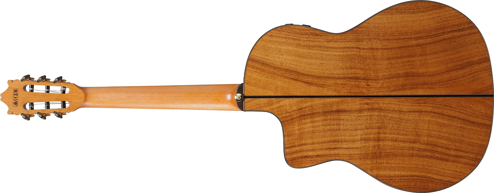 Ibanez Ga360tce Nt Classical 4/4 Thinline Epicea Acacia Rw - Transparent Black High Gloss - Klassieke gitaar 4/4 - Variation 1