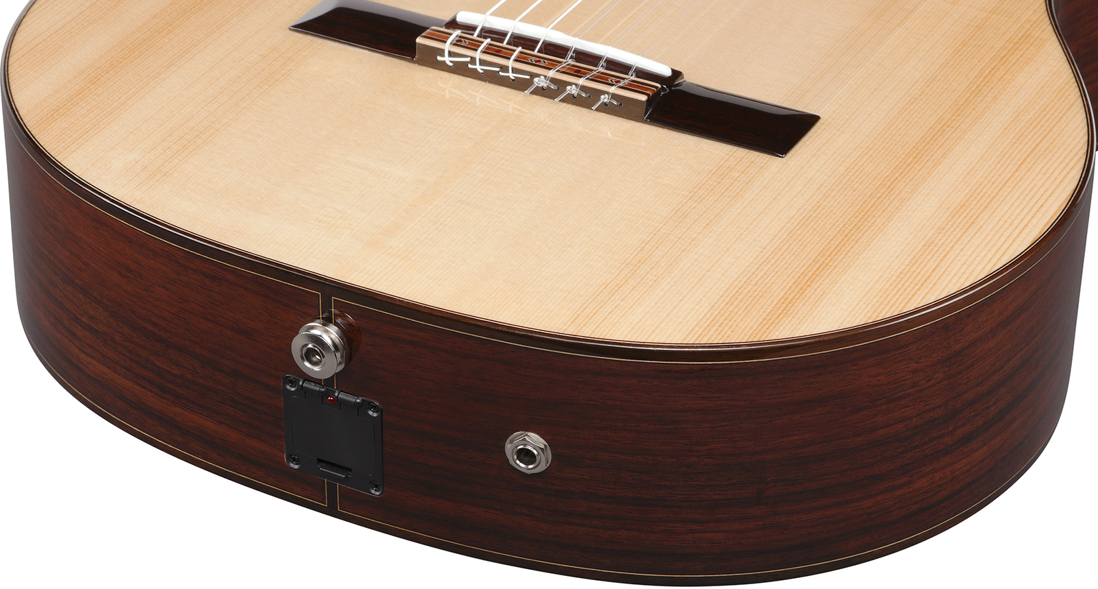 Ibanez Ga380ce Nt Classical 4/4 Epicea Palissandre Rw - Natural High Gloss - Klassieke gitaar 4/4 - Variation 4