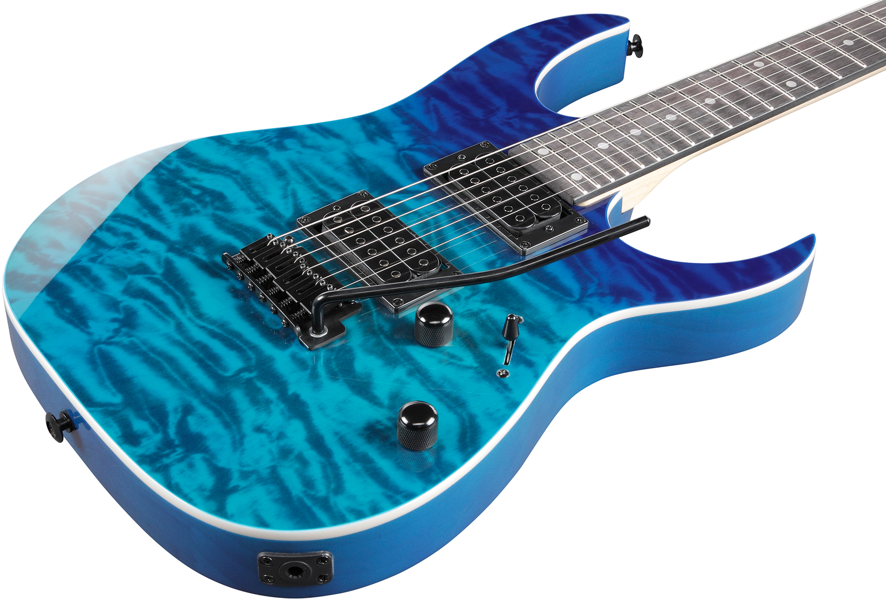 Ibanez Grg120qasp Bgd Gio 2h Trem Pur - Blue Gradation - Metalen elektrische gitaar - Variation 2