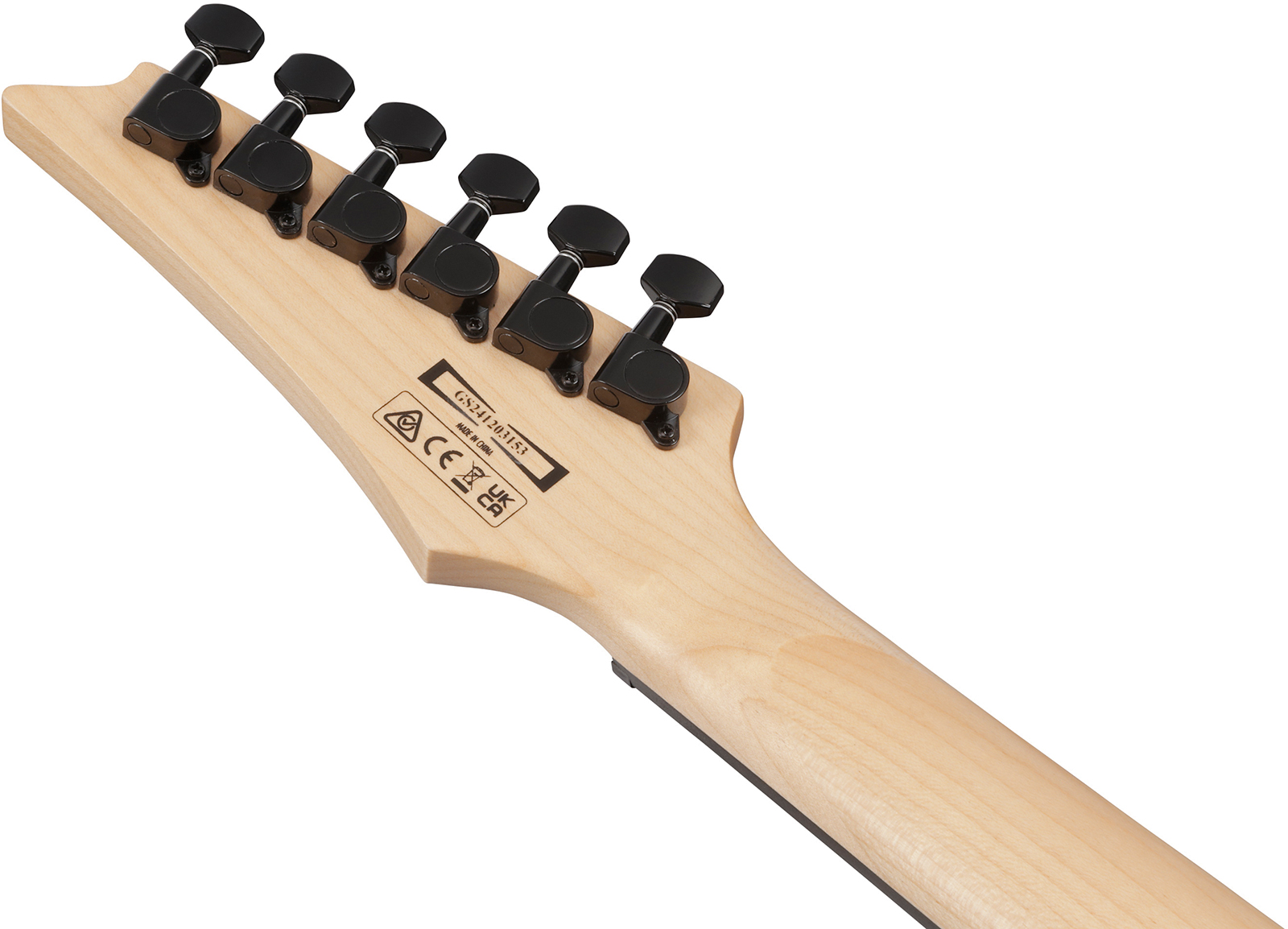 Ibanez Grg120qasp Bkg Gio 2h Trem Pur - Black Gradation - Elektrische gitaar in Strat vorm - Variation 4