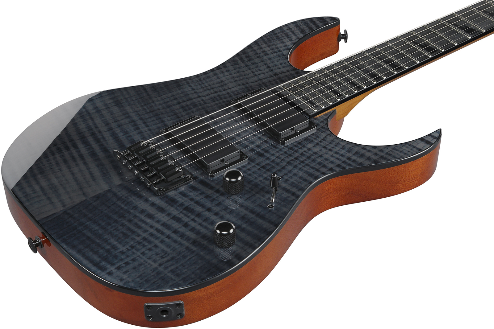 Ibanez Grgr221fa Tdk Gio 2h Ht Pur - Transparent Indigo Black - Elektrische gitaar in Strat vorm - Variation 2