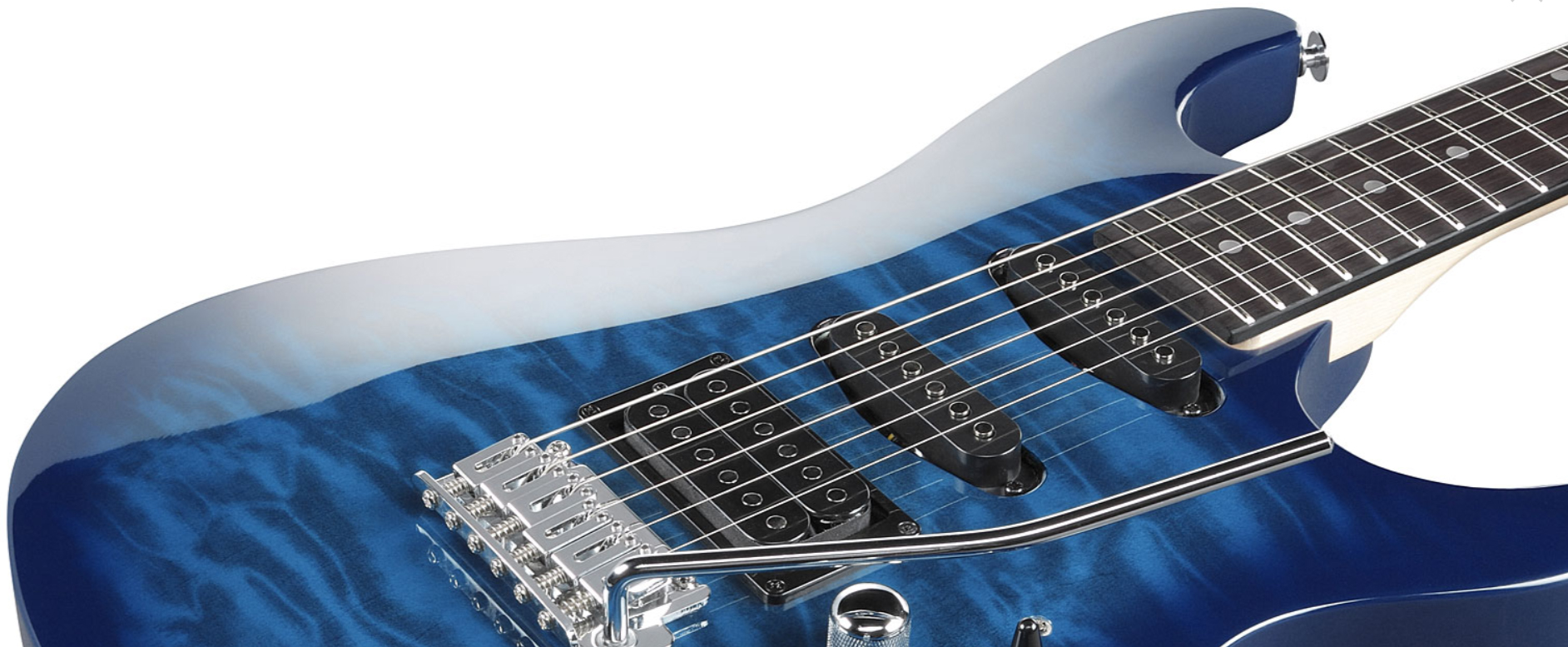 Ibanez Gsa60qa Tbb Gio Hss Trem Pur - Transparent Blue Burst - Elektrische gitaar in Strat vorm - Variation 3