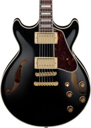 Semi hollow elektriche gitaar Ibanez Artcore AM73G BK - black