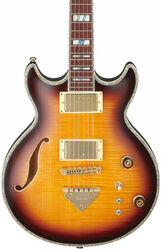 Hollow bodytock elektrische gitaar Ibanez AR520HFM VLS Standard - Violin sunburst