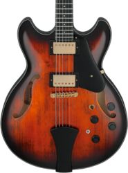 Semi hollow elektriche gitaar Ibanez Artstar ASH300 TBC - Tobacco Brown