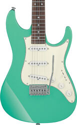 Elektrische gitaar in str-vorm Ibanez AZ2203N Prestige Japon - Seafoam green