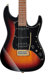 Elektrische gitaar in strat vorm Ibanez Prestige Japan AZ2204AG TFB - Tri fade burst