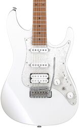 Elektrische gitaar in str-vorm Ibanez Prestige AZ2204 PW (Japan) - Pearl white